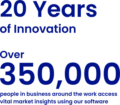 20 years of innovation. Over 350,000 users